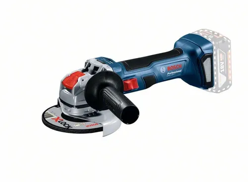 Bosch Professional 18V BITURBO Winkelschleifer GWX 18V-7 - Schleifmaschinen mit 700 W Leistung und bürstenlosem Motor für kabellose Freiheit. X-LOCK für schnellen Zubehörwechsel und ergonomisches Design für müheloses Arbeiten.