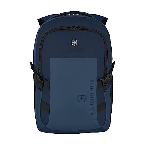 Victorinox Vx Sport EVO Compact Backpack - Deep Lake/Blue - Praktischer Daypack aus robustem Polyester mit Laptop- und Tabletfach, ideal für komfortables Reisen. Atmungsaktives Rückenpolster und auf Trolley aufsteckbar.