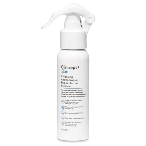 Clinisoothe Gesichtsreinigungsgel - Clinisept+ Skin Cleansing - Reinigungsgele für sanfte Hautreinigung, ideal nach ästhetischen Behandlungen. Mit hypochloriger Technologie fördert es die Heilung und schützt empfindliche Haut vor Irritationen.