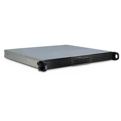Inter-Tech IPC 1U-10240 - Kompaktes Rack-Gehäuse - PC-Gehäuse für Rack-Montage, 1U ATX Format, ideal für platzsparende Serverlösungen mit USB-Anschluss.