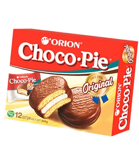 Kekse ORION „Choco Pie Original“ 360 g Süßigkeiten Sandwich von Orion