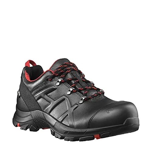 Sicherheitshalbschuh BLACK EAGLE Safety 54 low, S3 - optimaler Schutz und Komfort in Schwarz - Arbeits- & Schutzkleidung mit atmungsaktivem GORE-TEX® Futter, durchtrittshemmender Sohle und individuell anpassbarem Weitensystem für besten Tragekomfort.