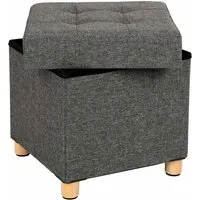 Produktbild Songmics Sitzhocker mit Stauraum – 38x38x40 cm, Grau