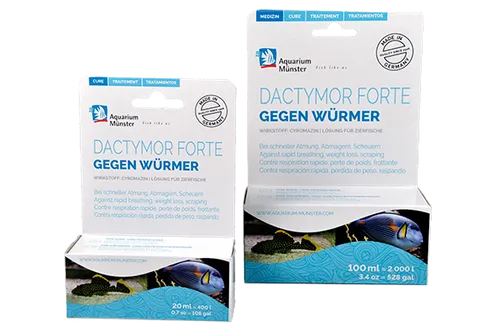 Aquarium Münster Dactymor Forte 20ml gegen Haut-, Kiemen-, Bandwürmer