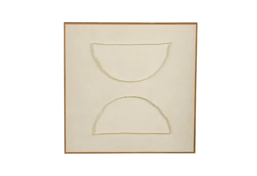 Produktbild Mica Decorations Wanddekoobjekt Beige 60x60 cm
