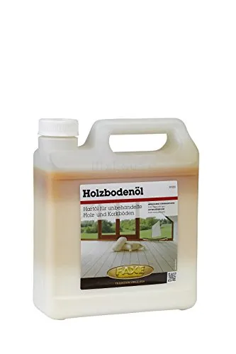 Faxe Holzbodenöl Weiß 2,5 l - Hochwertiges Hartöl zur Pflege von Holz- und Korkböden. Schützt die Fläche, sorgt für eine schmutzabweisende und langlebige Oberfläche, ideal für unbehandelte oder gelaugte Holzarten.