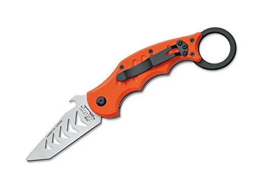 FKMD Dart Trainer Taschenmesser Orange, 6,5 cm Klingenlänge - Taschenmesser mit Linerlock-Verschluss, robustem G10-Griff und N690-Klinge, ideal für Outdoor-Aktivitäten und den täglichen Gebrauch.