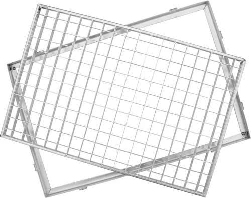 ACO Gitterrost mit Zarge Stahl, verzinkt, 60 x 40 cm - Sonstige Elektroinstallationsartikel, langlebig und korrosionsbeständig für optimale Sicherheit und Stabilität.