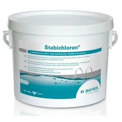 BAYROL Stabichloran® 3 kg - Effektive Wasseraufbereitung - Wasserpflegeprodukte für alle Wasserarten. Ideal für Schwimmbäder, Whirlpools und Teiche. Granulat zur präzisen Kontrolle von Algen, Chlor und mehr!