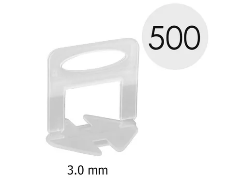 MidGard Fliesenkreuz Nivelliersystem Fliesen-Verlegehilfe Zuglaschen Nivellier Laschen (500-St)