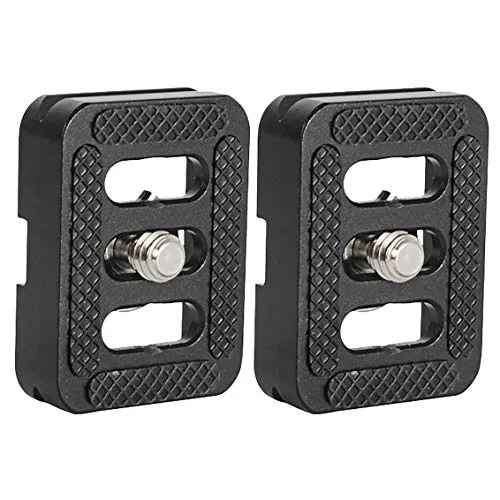 Aflytep Schnellwechselplatte für -Stativ mit KugelköPfen C-10, C-10X, E-10, E-20 und für Stativ-Kits der Serie 3T-35R / T005 2PCS