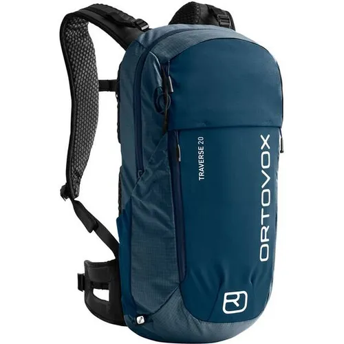 ORTOVOX Rucksack TRAVERSE 20 - Vielseitiger Wanderrucksack - Wanderrucksack mit COMFORT-CONTACT BACK SYSTEM für optimalen Tragekomfort, aus 75 % recyceltem Polyamid und ideal für alpine Abenteuer.