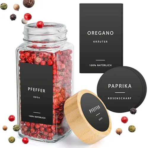 Etiketten für Lebensmittel und Getränke von Happy Lemuro