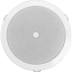 Monacor ELA - Einbau Deckenlautsprecher 100V EDL-606 - Weißer 100V Deckenlautsprecher für eine klare Klangqualität, ideal für öffentliche Räume und professionelle Anwendungen.