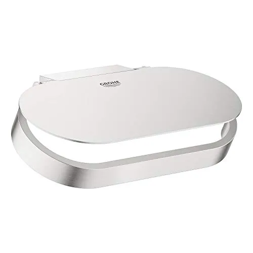 GROHE Selection Kosmetikspiegel 41077000 - Toilettenpapierhalter mit langlebiger GROHE Starlight Oberfläche, ideal für eine stilvolle und praktische Badezimmergestaltung.