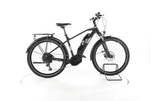 Raymon R E Bike TourRay E 3.0 Trekking E-Bike Herren 27,5 Zoll Elektrofahrrad, 60 Nm 500 Wh, 10 Gänge, Hydraulische Scheibenbremse 158-168 cm schwarz (Generalüberholt)