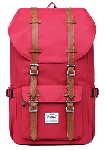 KAUKKO Rucksack für Damen und Herren mit Laptopfach 15 Zoll