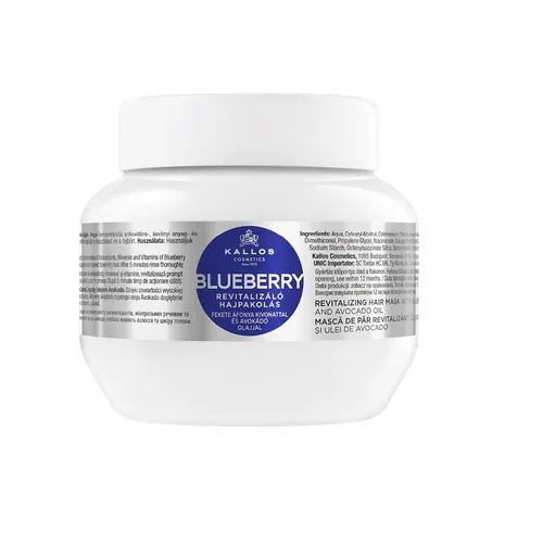 Kallos KJMN Blueberry Revitalizing Hair Mask rewitalizująca maska 5998889512026