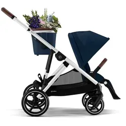Cybex Kombi-Kinderwagen Gazelle S - Multifunktionaler Kinderwagen für 1 oder 2 Kinder mit 20 Kombinationsmöglichkeiten, kompaktem Faltmaß und ergonomischer Liegeposition – ideal für Familien mit unterschiedlichen Bedürfnissen.