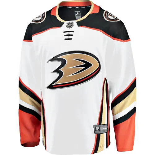 Anaheim Ducks Road Breakaway NHL Mesh Jersey - S - Hochwertiges NHL Breakaway Jersey für Fans. Leichtes, atmungsaktives Material sorgt für Komfort. Strapazierfähige Patches und taillierte Passform machen es zum perfekten Begleiter für jeden Fan.