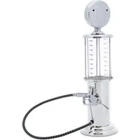 Relaxdays Getränkespender Metall Silber mit Zapfpistole – Nostalgisches Design - Origineller Getränkespender im Stil einer US-Zapfsäule. Mit Zapfpistole für schnelles und sauberes Servieren, perfekt für Partys. Einfaches Nachfüllen und Portionieren für verschiedene Getränke.