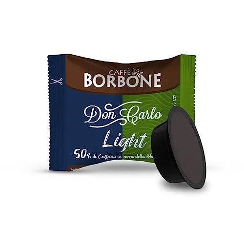 Caffè Borbone Don Carlo, Light Kaffeemischung, 50% weniger Koffein als die Blaue Mischung
