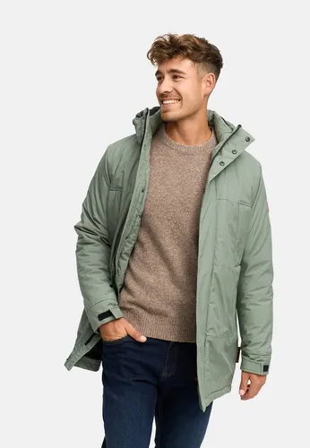 Indicode Herren INBenyot Parka mit Kapuze | Übergangsjacke für Männer Castor Gray, S - Modischer Parka mit zwei Außentaschen für Smartphone und Schlüssel. Ideal für Übergangszeiten, vielseitig kombinierbar und in Regular Fit erhältlich. Hochwertige Verarbeitung und modernes Design für jeden Anlass.