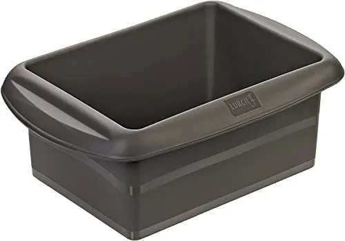 Lurch 85011 FlexiForm Batzen/Brotbackform/Kastenform aus 100% BPA-freiem Platin Silikon, 14,5 x 10,5 cm, braun