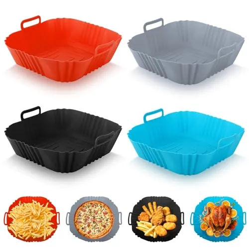 4PCS Silikon Zubehör für Heißluftfritteuse