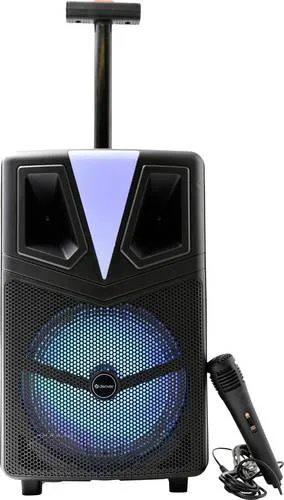 DENVER TSP-307 - Tragbare Party Lautsprecher mit 120W max Leistung und integriertem LED-Licht, ideal für unvergessliche Partys und Outdoor-Veranstaltungen.