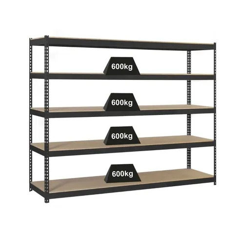 PROREGAL Schwerlastregal Wood Beast Five 200x150x45 cm - Robustes Schwerlastregal mit 5 Ebenen und einer Fachlast von bis zu 600 kg, ideal für Werkstatt und Lager. Einfache Montage und höhenverstellbare Böden für maximale Flexibilität.