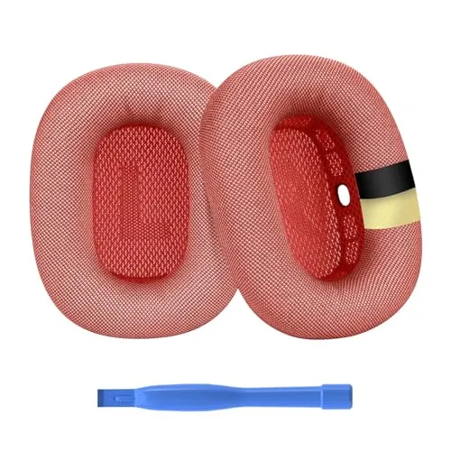 Ersatz Ohrpolster für AirPods Max - MMOBIEL Premium Memory-Schaumstoff - Kopfhörer Ohrpolster mit verbesserter Geräuschisolierung und höchstem Komfort dank hochwertigem Schaumstoff und Mesh-Gewebe. Einfacher Austausch für langanhaltenden Genuss ohne Unbehagen.