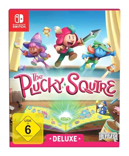 The Plucky Squire Der kühne Knappe Deluxe Edition - Switch [EU Version] - Spiele für Nintendo Switch, erlebe ein bezauberndes Action-Adventure mit 2D- und 3D-Welten, inklusive Artbook und Soundtrack in der Deluxe Edition!