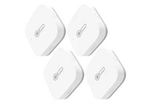 Aqara Feuchtigkeitssensor T1 - Zigbee 3.0 Temperatur-Feuchtigkeitssensor - Automatisierungstechnik, überwacht Temperatur und Feuchtigkeit in Echtzeit, kompatibel mit HomeKit, Alexa und Google Home für smartes Wohnen.