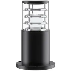 Maytoni Outdoor Bronx Sockelleuchte 25 cm - IP54 Schwarz - Robuste Sockelleuchte aus Aluminium mit hohem Schutzgrad IP54, ideal für den Außenbereich. Wetterfest und korrosionsbeständig, sorgt für stilvolle Beleuchtung in Ihrem Garten.