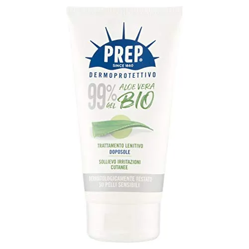 PREP, Beruhigendes Gel Aloe Vera 99% After Sonne, sofortige Entlastung, beruhigend, mit Aloe Vera, 150 ml