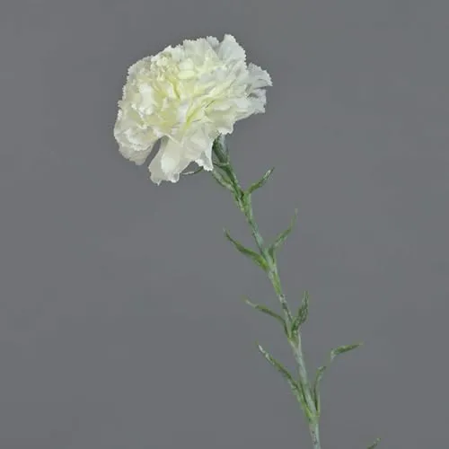 artplants.de Künstliche Nelke NIRUSHA, weiß, 65cm - Kunst Nelken