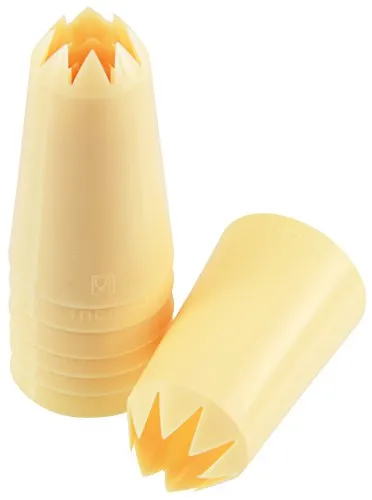 FMprofessional 7tlg 7 Sterntüllensatz, Kunststoff, Beige, 7 Verschiedene Durchmesser, 7-Einheiten, 21510