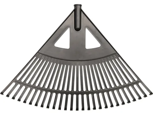 TRIZERATOP Gartenrechen Landschaftsbesen, Fächerbesen 58cm, Zinken 27, Laubbesen, Laubrechen