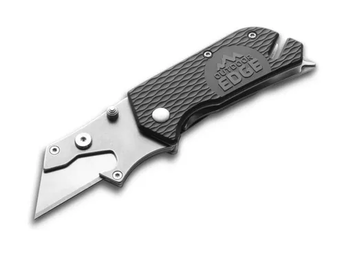Outdoor Edge UtiliPro Black - Vielseitiges Mehrzweckmesser - Werkstatt & Handwerkzeug: Das Outdoor Edge UtiliPro Black ist ein 2,5 cm großes Mehrzweckmesser, ideal für präzise Schneidarbeiten und Outdoor-Abenteuer.