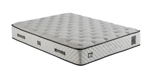 Weiße Textilmatratze für erholsamen Schlaf - Kompakte Matratze (200 x 160 x 25 cm) aus hochwertigem Textil für optimalen Komfort. Ideal für Erwachsene im Schlafzimmer, mit 2 Jahren Herstellergarantie.