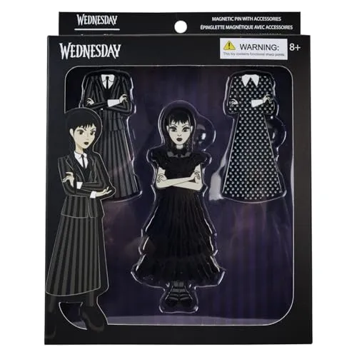 Loungefly MGM Wednesday Addams Papierpuppe Pin von Loungefly