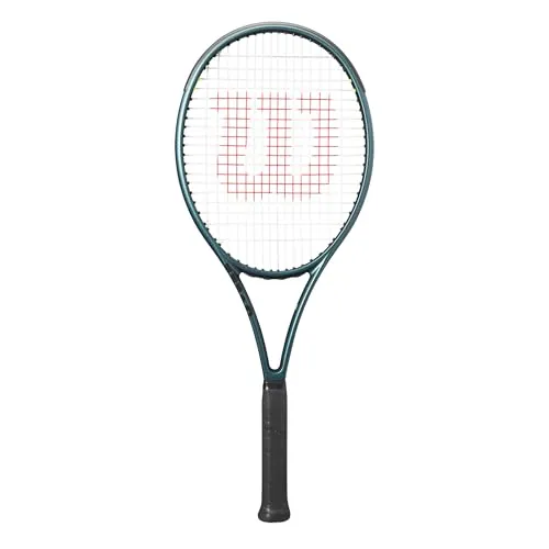 BLADE 100UL V9 RKT - Leichter Tennisschläger für optimale Kontrolle - Tennisschläger mit 16x19 Besaitungsmuster für mehr Schlaghärte und Spin. Leichtestes Modell der Blade V9-Kollektion, ideal für wendige Spieler. Lieferung inklusive 1x Wilson Tennisschläger.