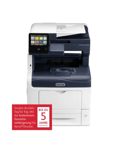 Xerox VersaLink C405DN Farblaser-Multifunktionsgerät - Farblaser-Multifunktionsgerät für Druck, Kopie, Scan und Fax, bietet hohe Druckgeschwindigkeit und mobile Druckoptionen für effizientes Arbeiten.