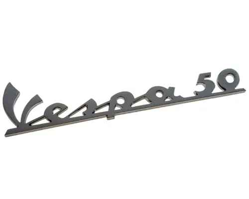 Schriftzug Emblem für Beinschild kompatibel mit