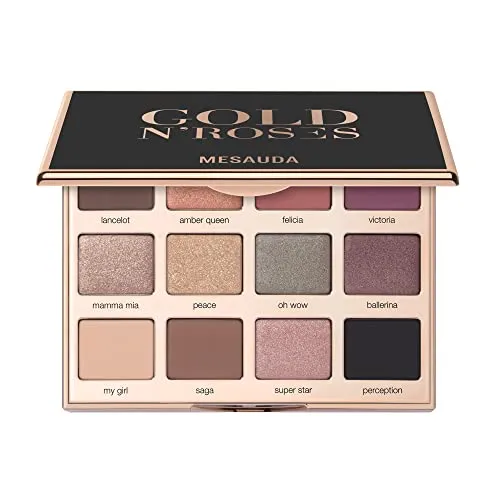 Mesauda Milano Gold'N Roses Lidschatten-Palette, 12 g