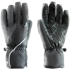Zanier SEEFELD.STX Damenhandschuhe schwarz (2000) - Warme Skihandschuhe für Frauen mit absoluter Wasserdichtigkeit dank SYMPATEX-Membran und hervorragender Wärmeisolierung durch PRIMALOFT. Ideal für Winteraktivitäten und stilvolle Eleganz.