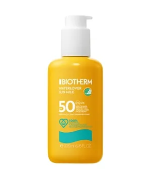 Biotherm Waterlover Sun Milk Sonnenmilch SPF 50, 200 ml - Sonnenschutz Körper mit biologisch abbaubarer Formel, schützt Haut und Tattoos vor UV-Strahlen und Verblassen. Ideal für umweltbewusste Sonnenanbeter.
