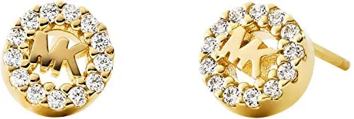 MICHAEL KORS Ohrstecker mit Farbstein in Gold - Trendige Damen-Ohrstecker aus 925er Silber mit funkelndem Zirkon, ideal für einen eleganten Look und inklusive ansprechender Verpackung.