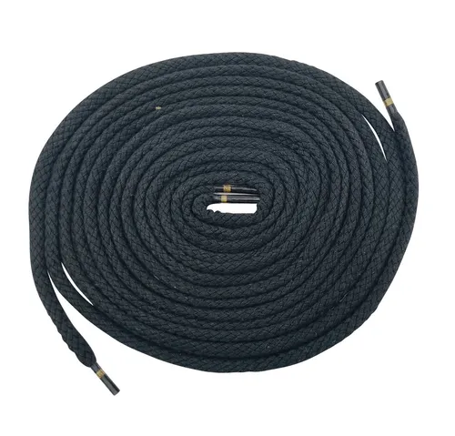 Ringelspitz Schnürsenkel Ringelspitz Schnürsenkel Kordel dünn gewachst 60 cm Schwarz